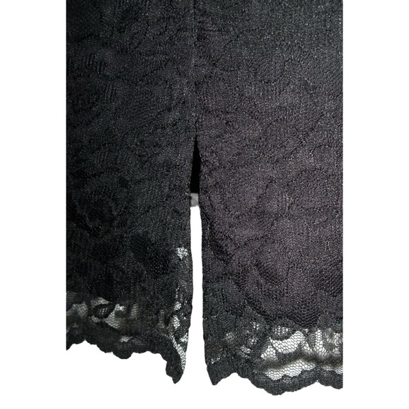 My Michelle Dress Vintage 90's Black Lace Sheath y2k Goth Grunge Taylor Swift - Picture 8 of 14